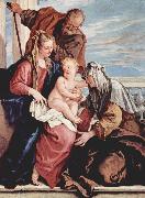 Sebastiano Ricci Heilige Familie mit Hl Anna oil on canvas